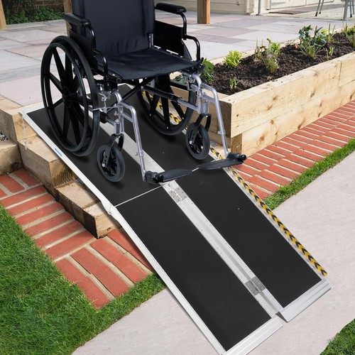 Folding aluminium wheelchair - aluminium,