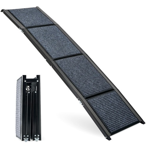 Folding dog car ramp - car,