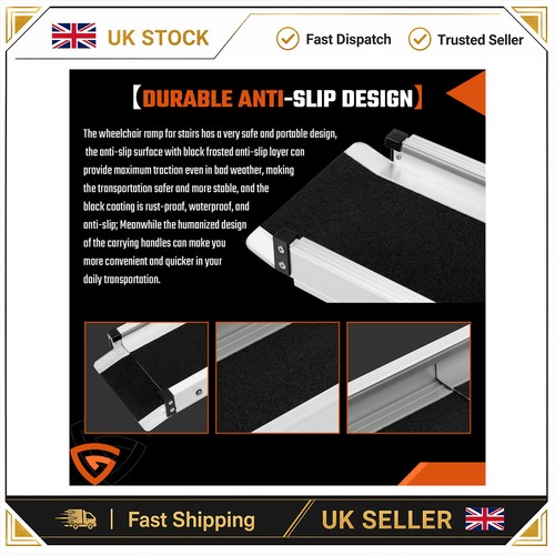 Aluminium telescopic ramp - aluminium,
