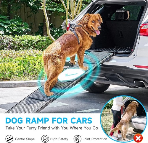 Dog car ramp - ramp, 160/170x44cm