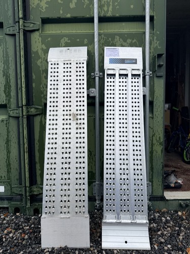 Aluminium car ramps - aluminium,