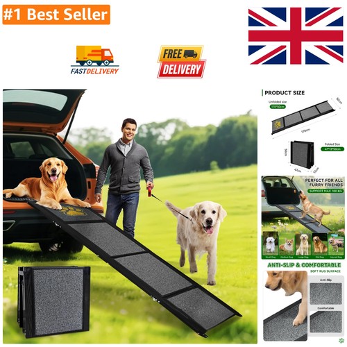 Lightweight dog ramp with - lightweight,